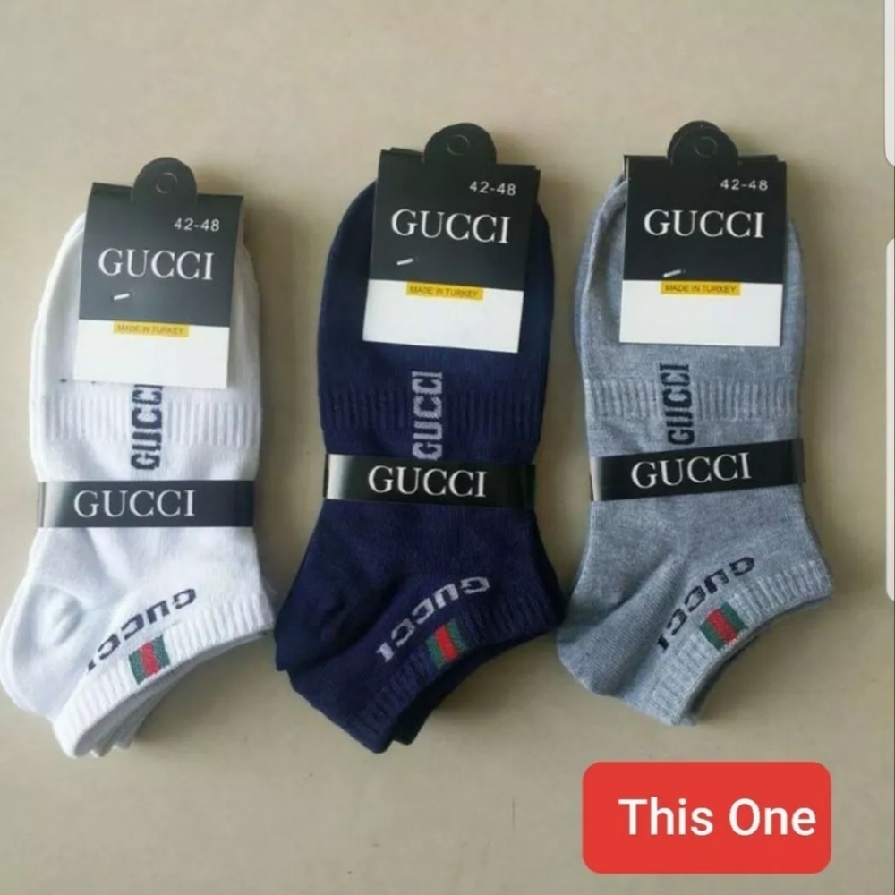 New Designer Gucci Ankle Socks 2 Pair!